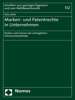 cover image of Marken- und Patentrechte in Unternehmen